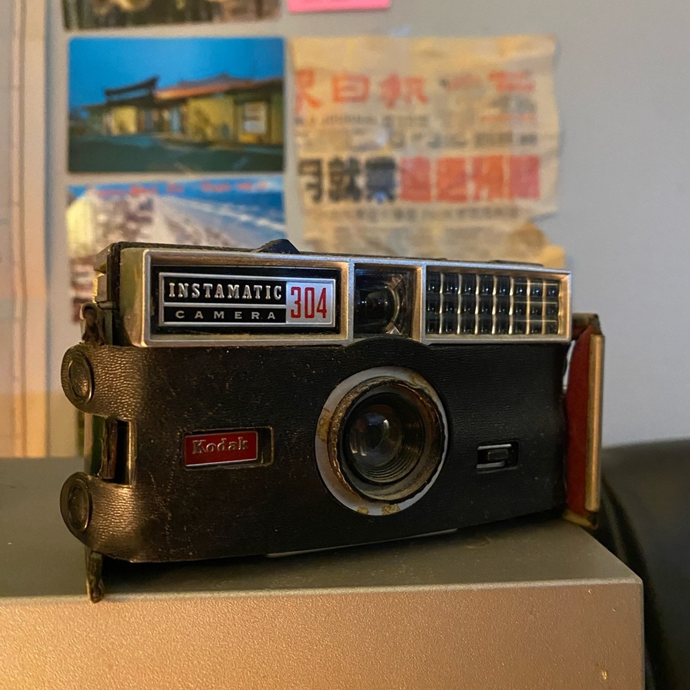 Kodak Instamatic 304 Vintage Black Camera
